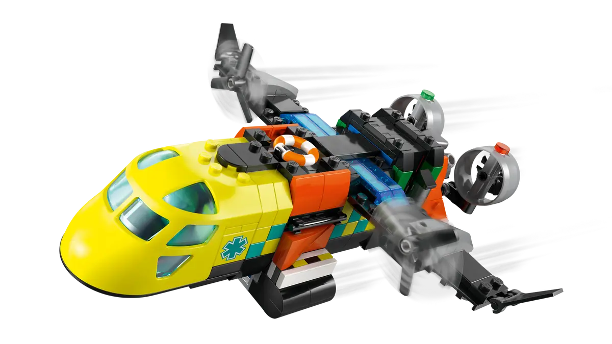 Lego Lego City Airplane, Service Truck & Hovercraft Remix