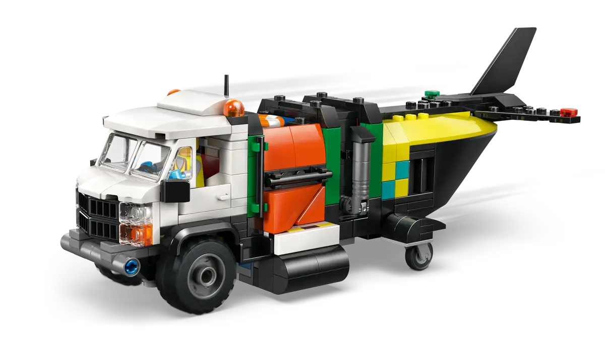 Lego Lego City Airplane, Service Truck & Hovercraft Remix