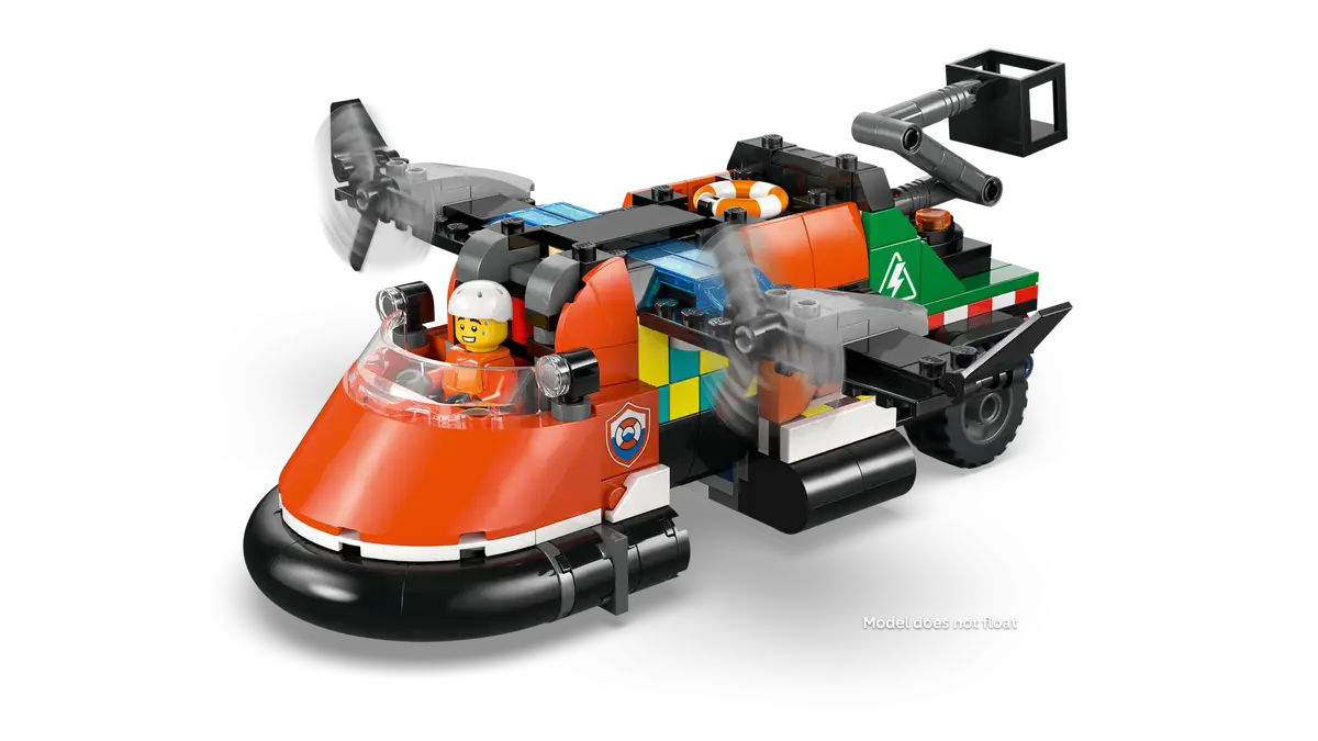 Lego Lego City Airplane, Service Truck & Hovercraft Remix