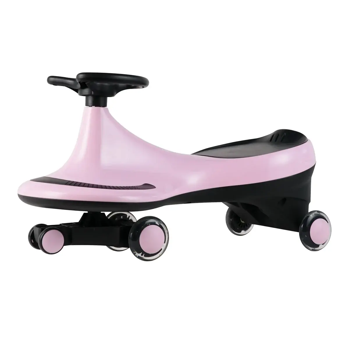Swing Car with Flashing Wheels Pink