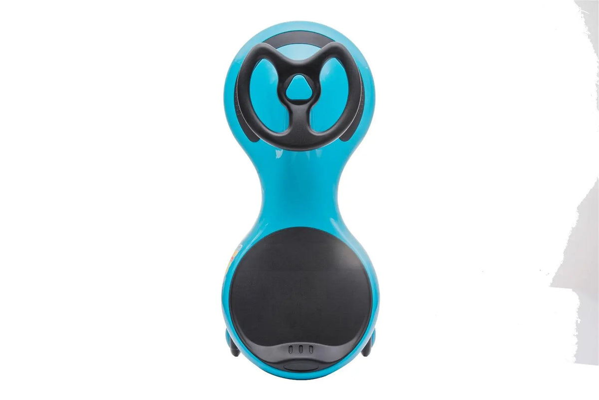 Swing Car with Flashing Wheels Blue