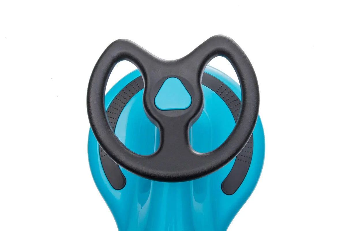 Swing Car with Flashing Wheels Blue