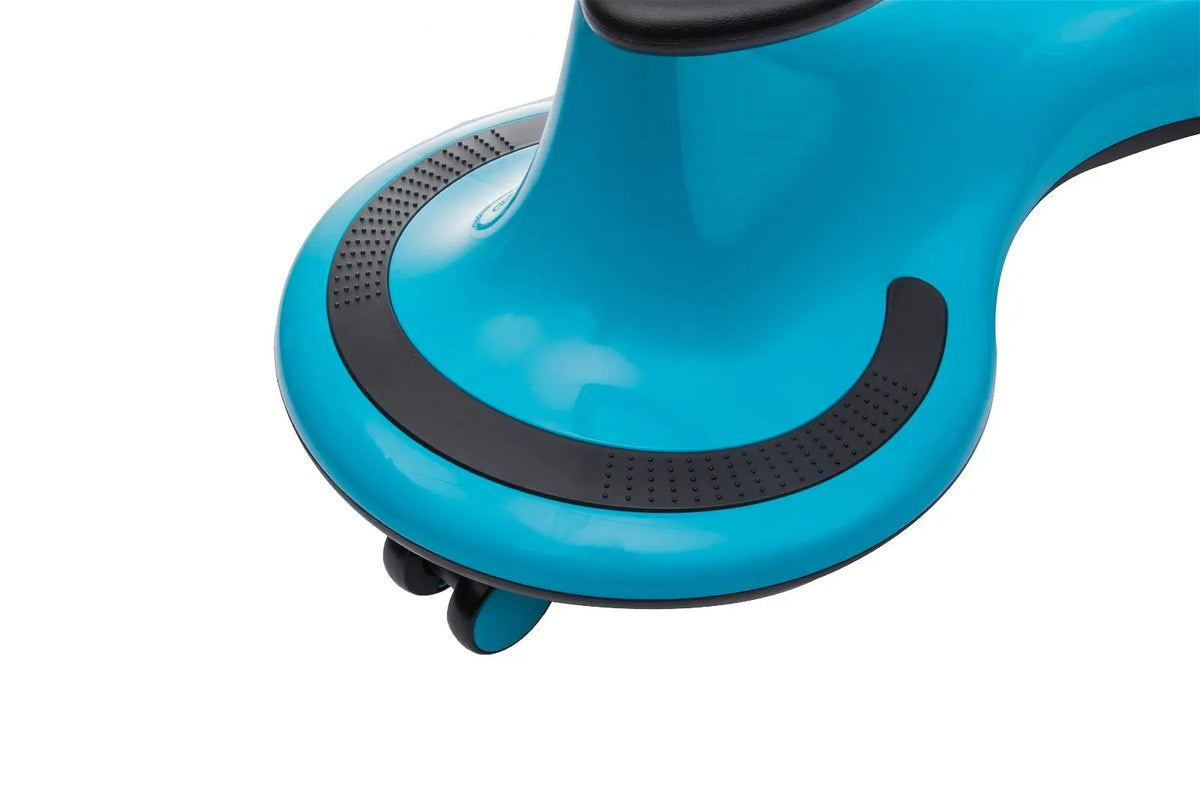 Swing Car with Flashing Wheels Blue