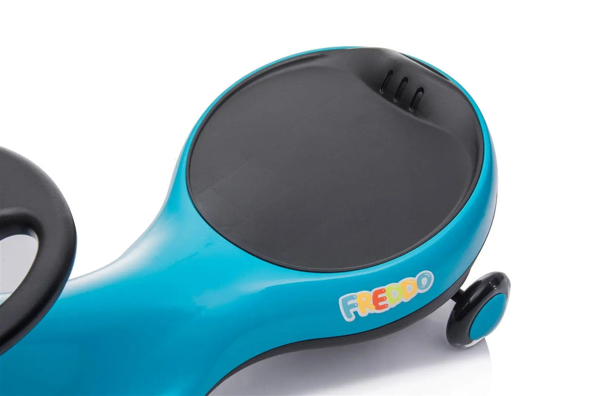 Swing Car with Flashing Wheels Blue