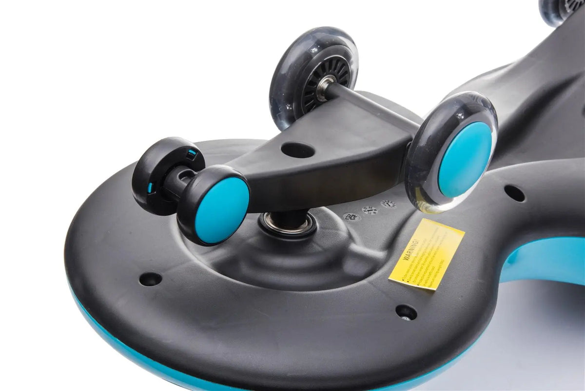 Swing Car with Flashing Wheels Blue