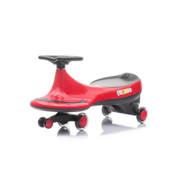 Swing Car with Flashing Wheels Red