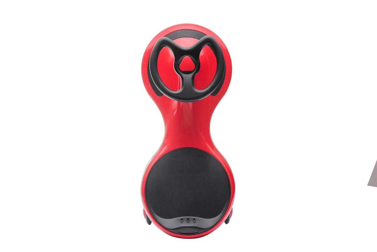 Swing Car with Flashing Wheels Red