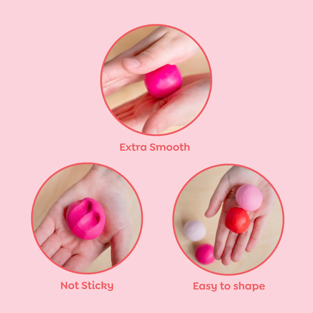 Tiger Tribe Super Clay Sunset Pink & Red