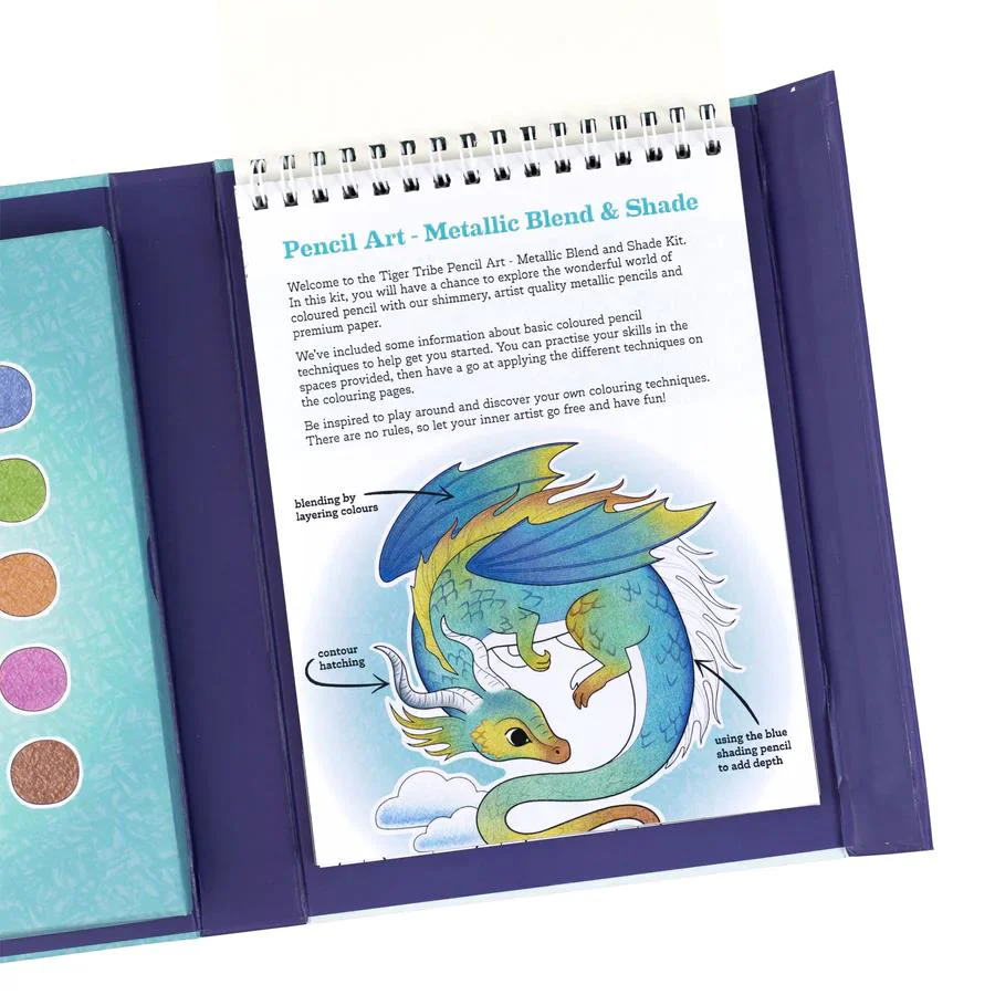 Tiger Tribe Tiger Tribe Pencil Art Metallic Blend and Shade