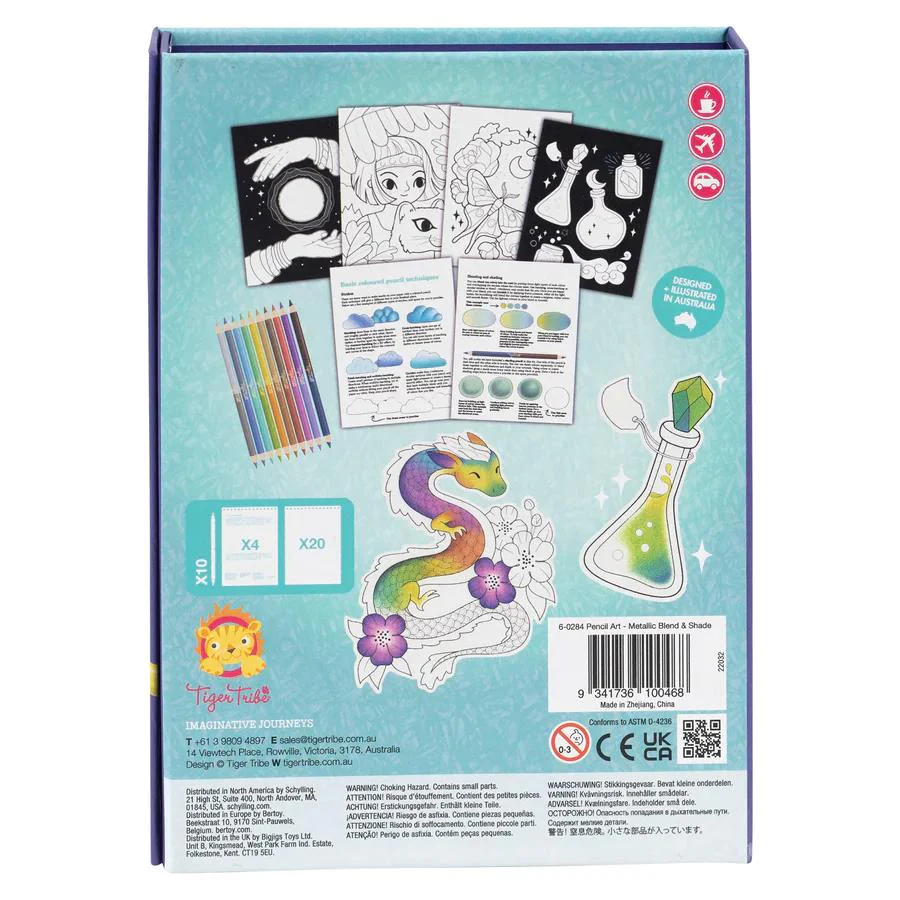 Tiger Tribe Tiger Tribe Pencil Art Metallic Blend and Shade