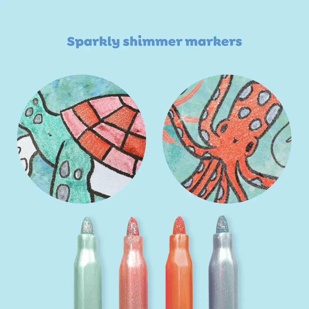Tiger Tribe Colouring Set Sea Life
