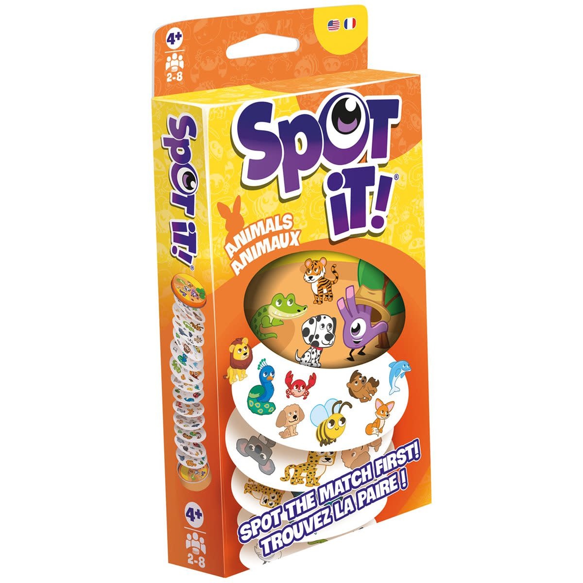 Asmodee Spot It!  Eco Game Junior Animals
