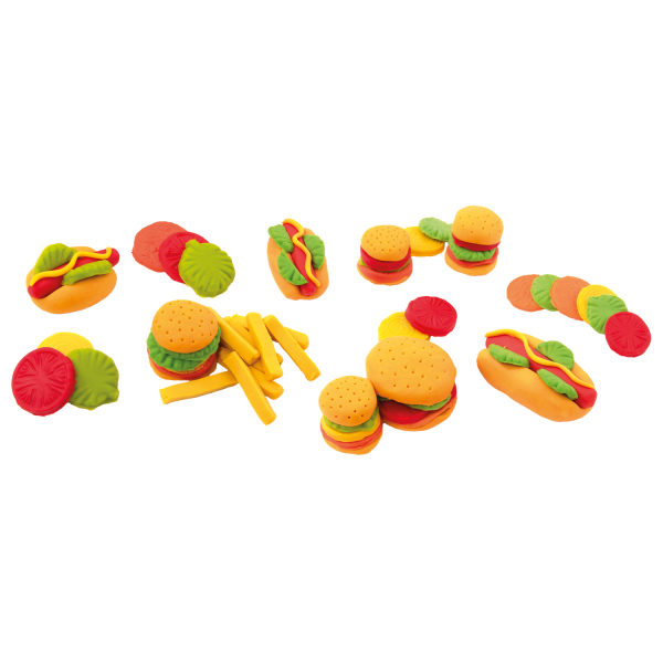 Tutti Frutti Tutti Frutti Modelling Dough Burgers Trio Kit