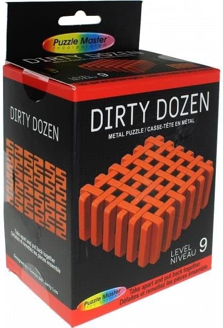 Cast Metal Puzzle Level 9: Dirty Dozen