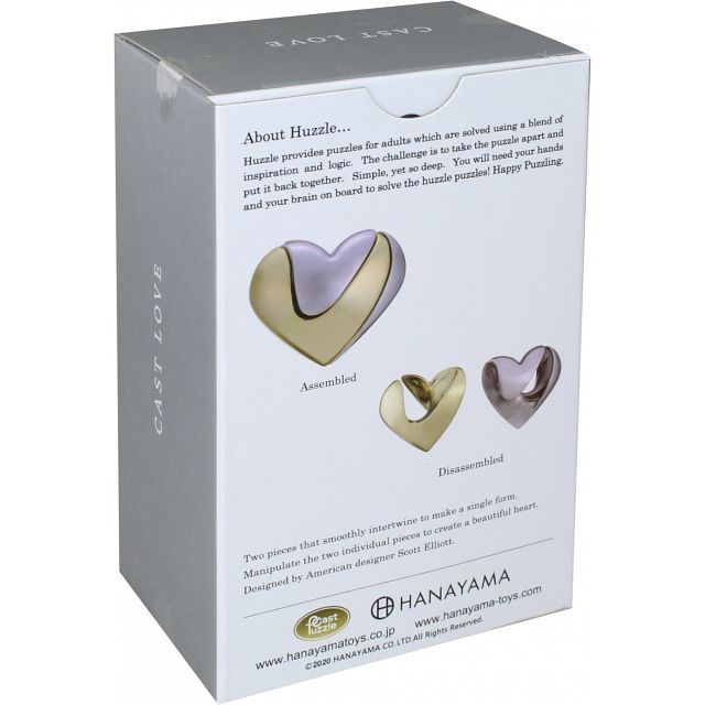 Cast Metal Puzzle Level 5: Love