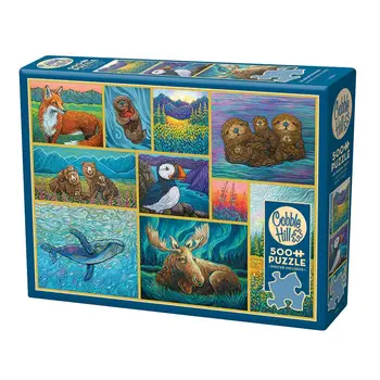 Cobble Hill Puzzles Cobble Hill  Puzzle 500pc Alaskan Animals