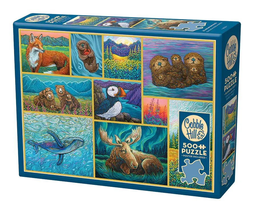 Cobble Hill Puzzles Cobble Hill  Puzzle 500pc Alaskan Animals