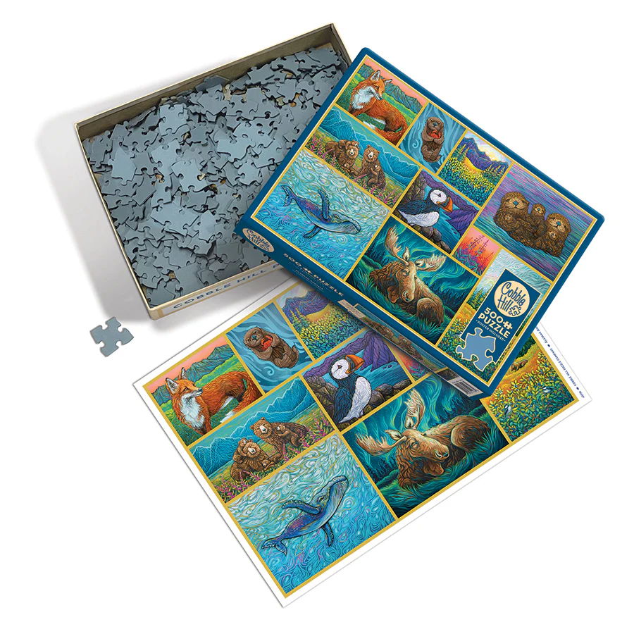 Cobble Hill Puzzles Cobble Hill  Puzzle 500pc Alaskan Animals