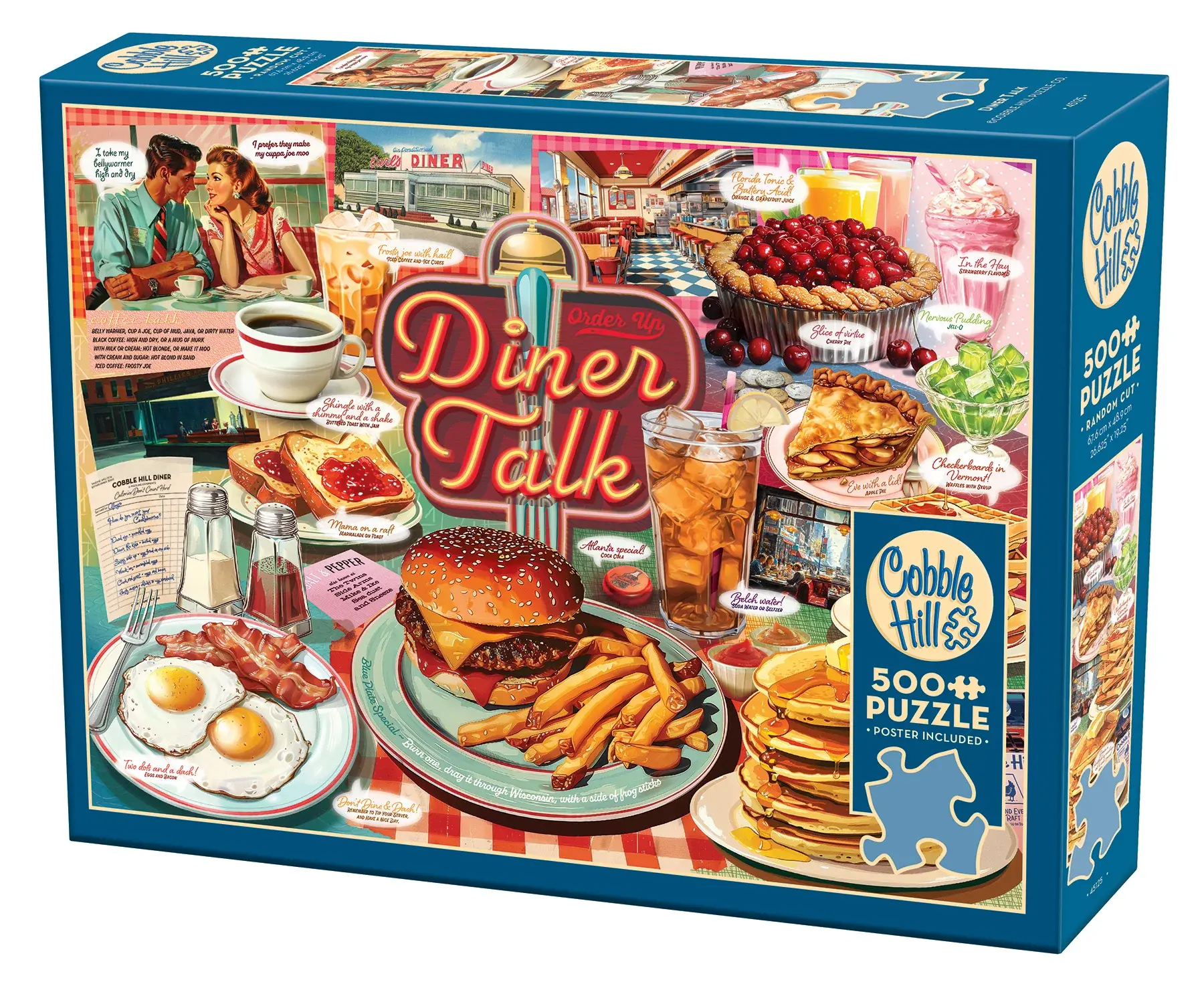 Cobble Hill Puzzles Cobble Hill Puzzle 500pc Diner Talk