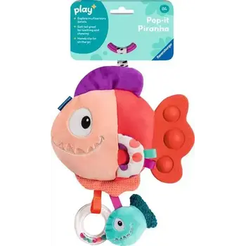 Play + Pop-It Piranha Red