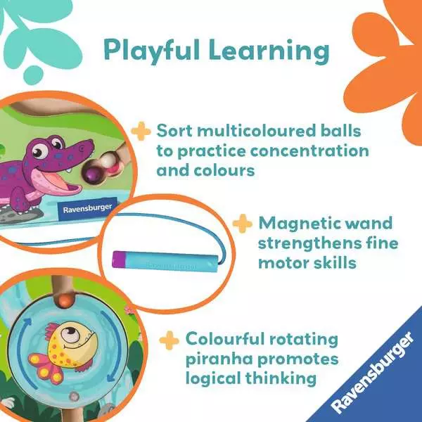 Play + Magnetic Wooden Maze: Jungle