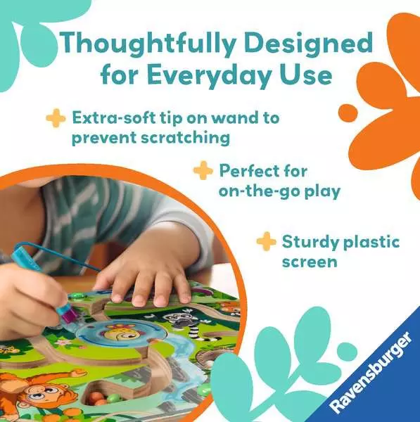 Play + Magnetic Wooden Maze: Jungle