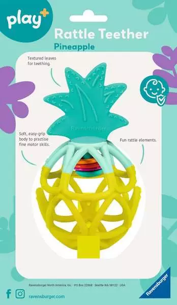 Play + Rattle Teether: Pineapple