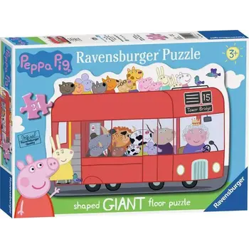 Ravensburger Floor Puzzle 24pc Peppa Pig London Bus