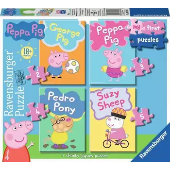 Ravensburger My First Puzzles 2, 3, 4, 5 pc Peppa Pig