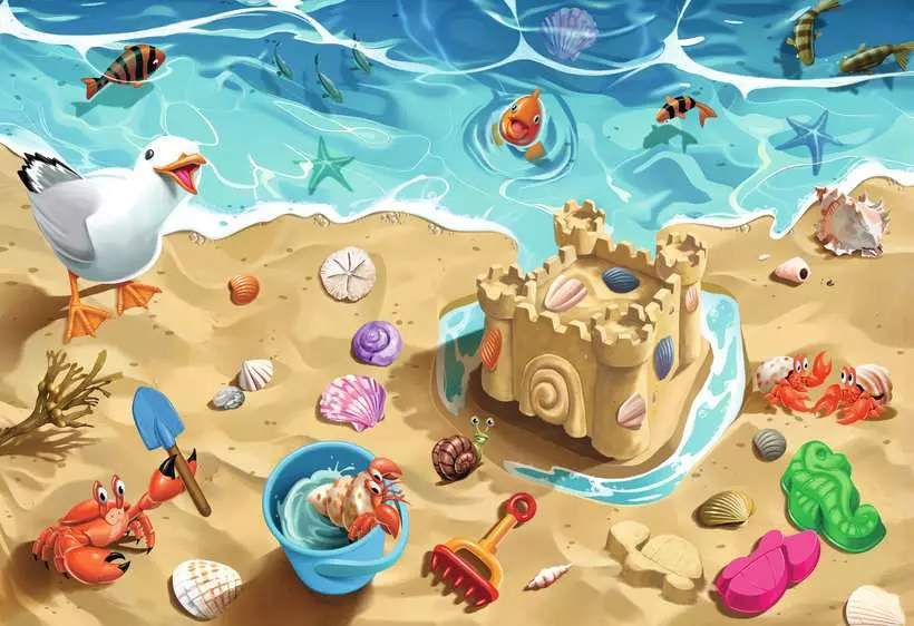 Ravensburger Floor Puzzle 24pc Fun at the Beach