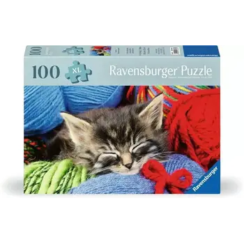 Ravensburger Ravensburger Puzzle 100pc XL Wool Cat