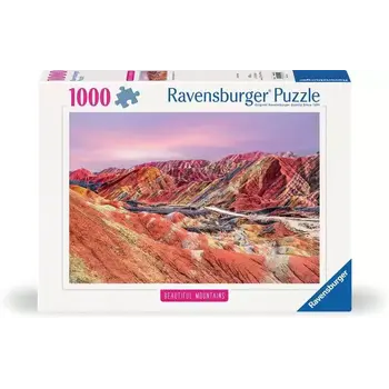Ravensburger Puzzle 1000pc Rainbow Mountains, China