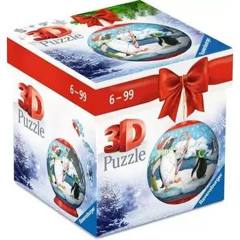Ravensburger Ravensburger 3D Puzzle Animal Cheer Christmas Balls