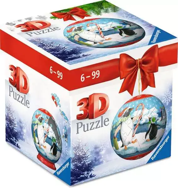 Ravensburger Ravensburger 3D Puzzle Animal Cheer Christmas Balls
