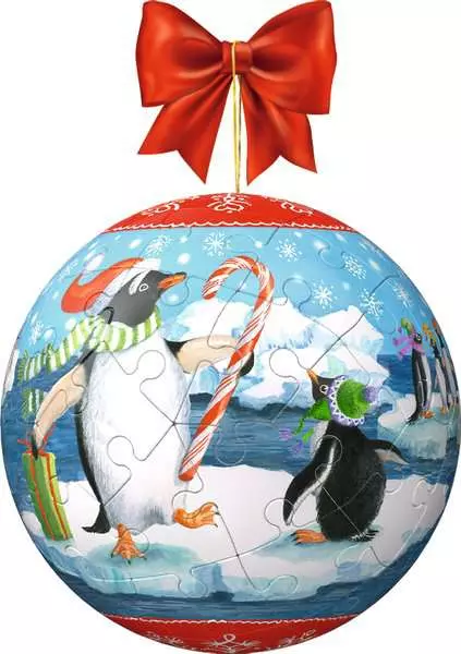 Ravensburger Ravensburger 3D Puzzle Animal Cheer Christmas Balls