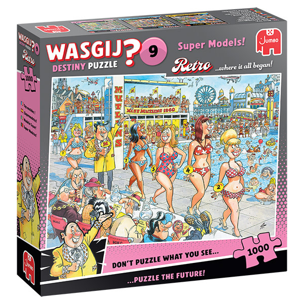Wasgij Puzzle 1000pc Retro #9 Super Models
