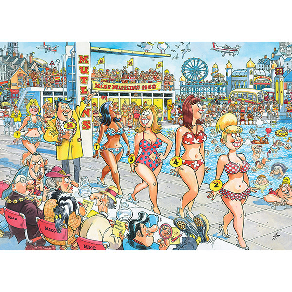 Wasgij Puzzle 1000pc Retro #9 Super Models