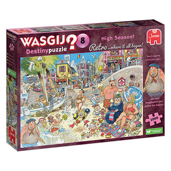 Wasgij Puzzle 1000pc Destiny Retro #8 High Season
