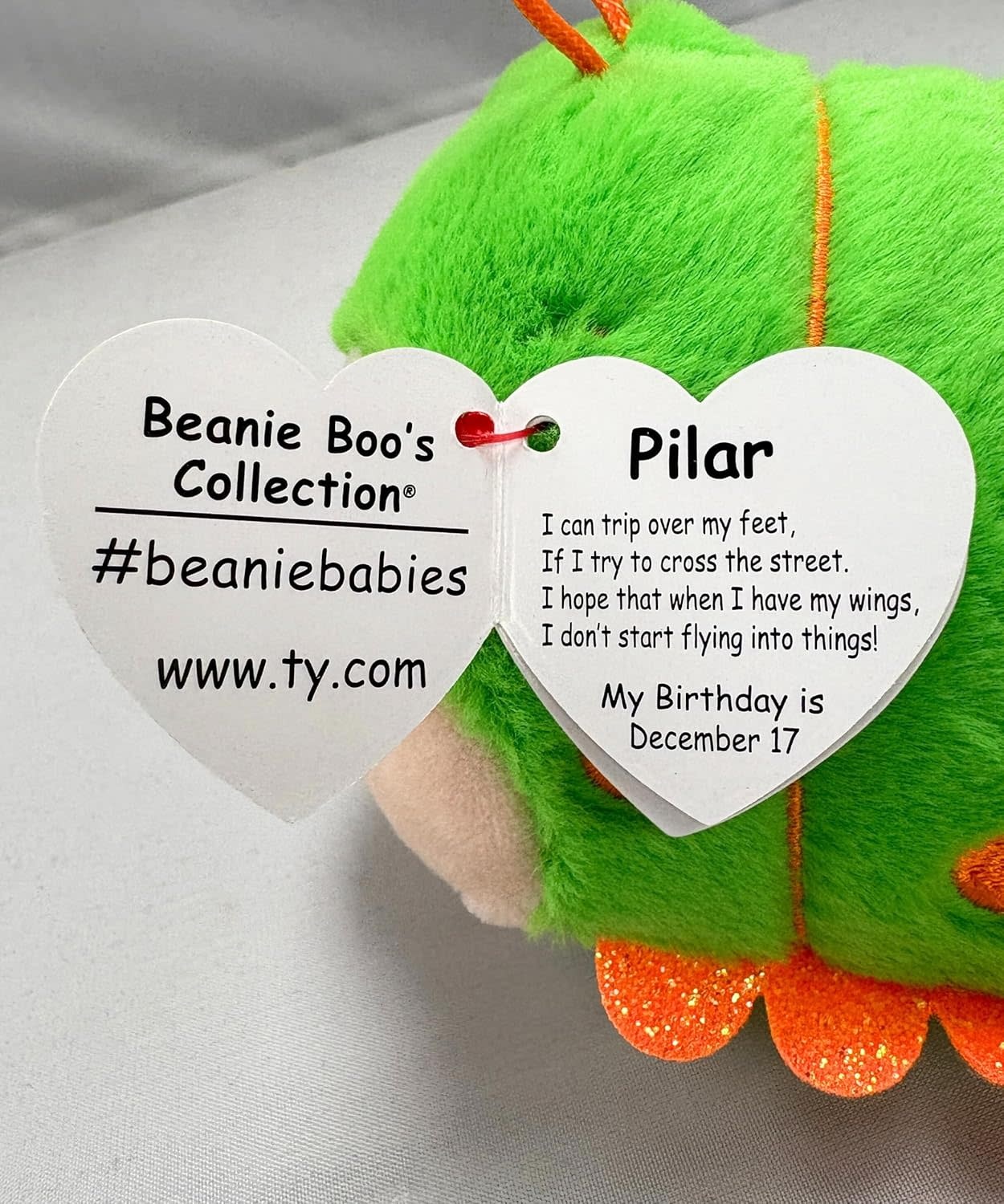 Ty Ty Beanie Boo Regular Pilar Caterpillar