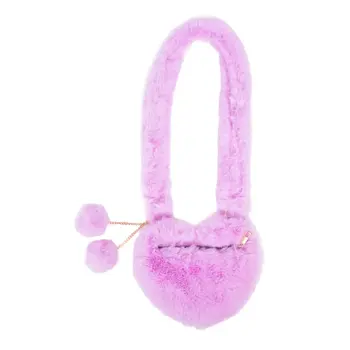Great Pretenders Lilac Love Furry Purse