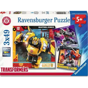 Ravensburger Ravensburger Puzzle 3x49pc Transformers