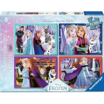 Ravensburger Ravensburger Puzzle Bumper Pack 4 x 100pc Frozen