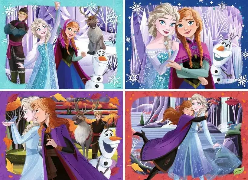 Ravensburger Ravensburger Puzzle Bumper Pack 4 x 100pc Frozen