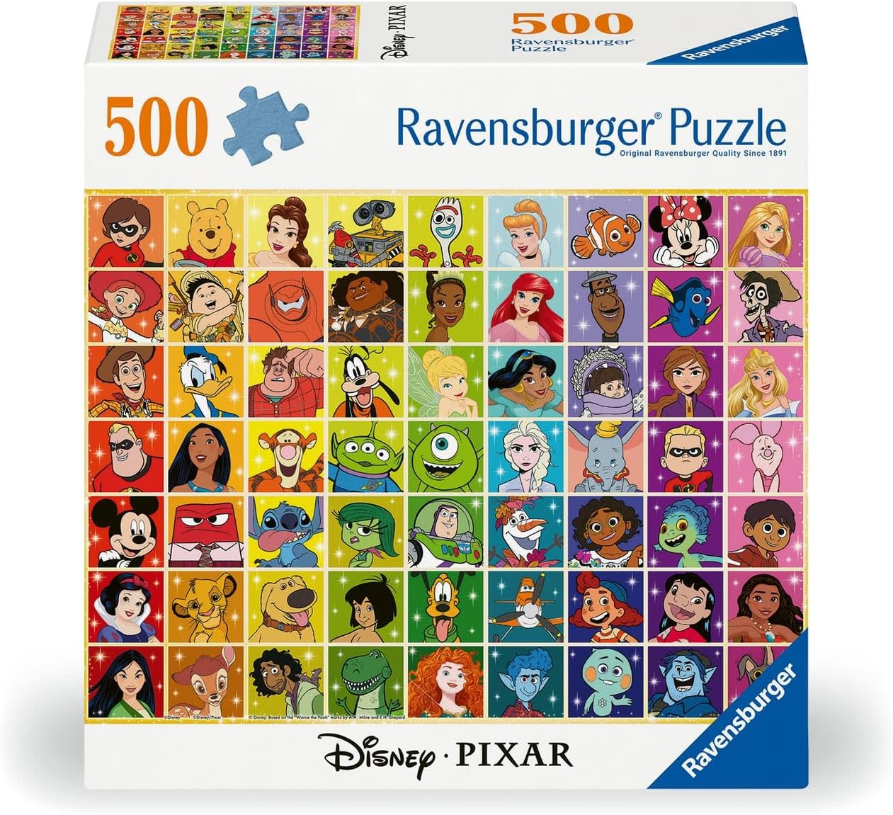 Ravensburger Ravensburger Puzzle 500pc Disney & Pixar Color Palette