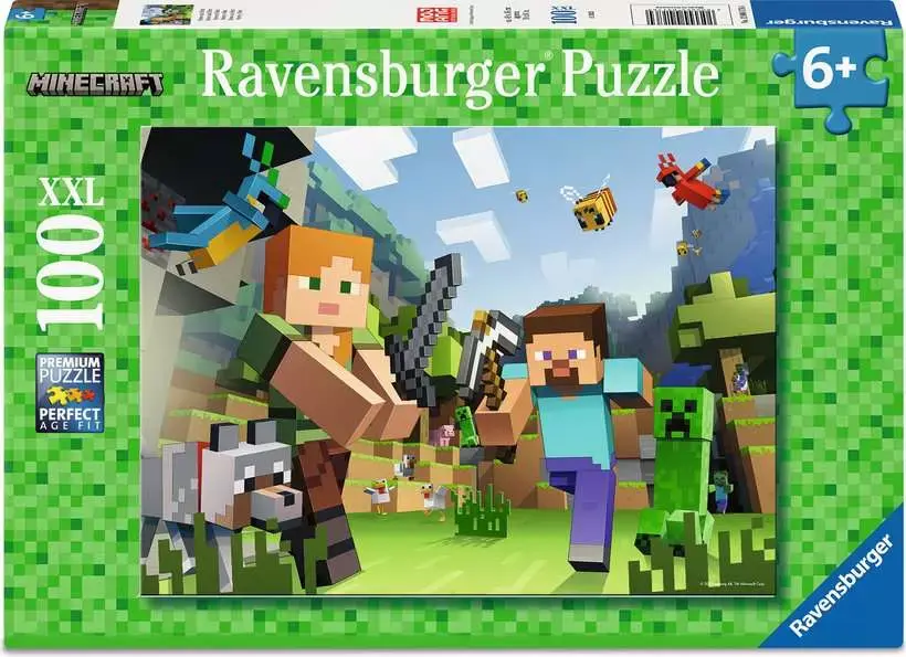 Ravensburger Ravensburger Puzzle 100pc Minecraft