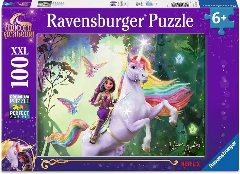 Ravensburger Ravensburger Puzzle 100pc XXL Unicorn Academy
