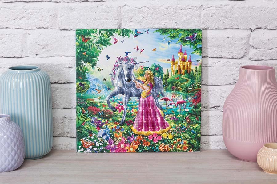 Crystal Art Medium The Princess and the Unicorn