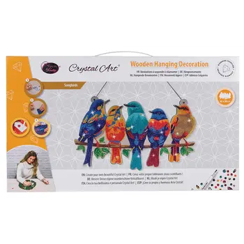 Crystal Art Deco Kit: Hanging Song Birds