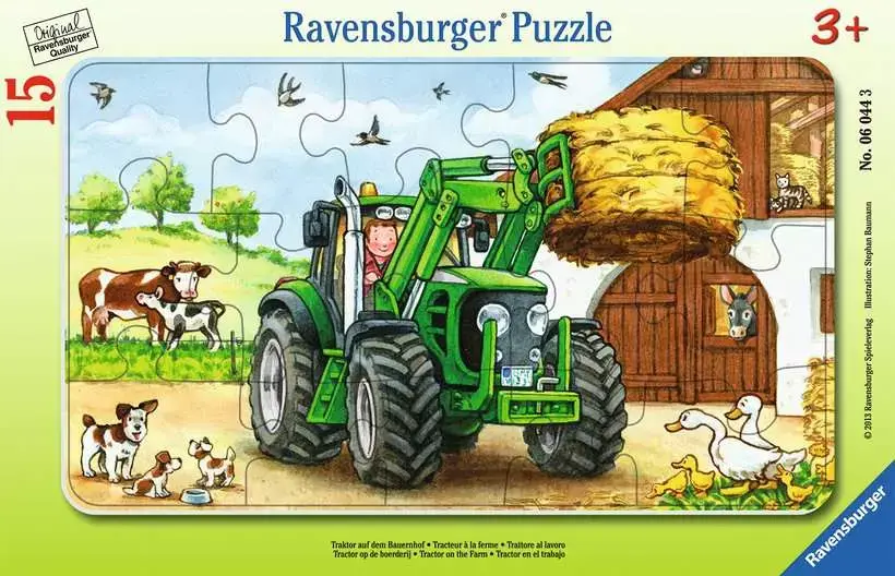 Ravensburger Frame Puzzles 15pc Tractor on the Farm