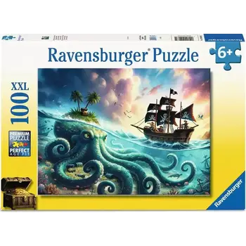 Ravensburger Ravensburger Puzzle 100pc Octopus Treasure